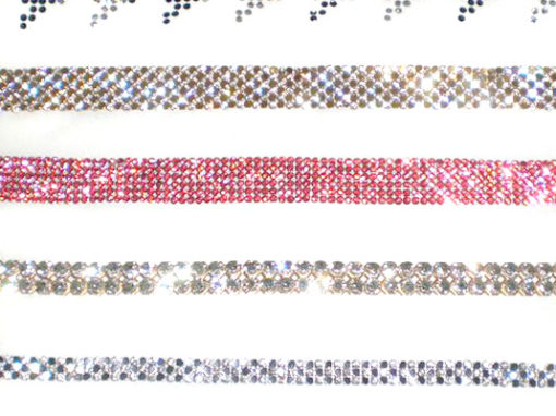 Rhinestones and thermoadhesive studs