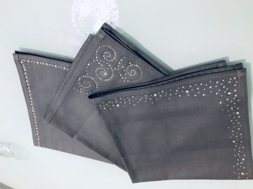 Rhinestones and thermoadhesive studs