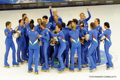 Italian skating team costumes